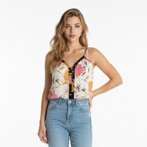 Guess floral Spaghetti Strap Top size XS